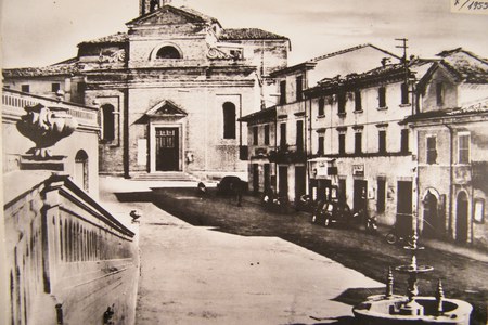 Historical photo of the church of St. Antonino Martyr