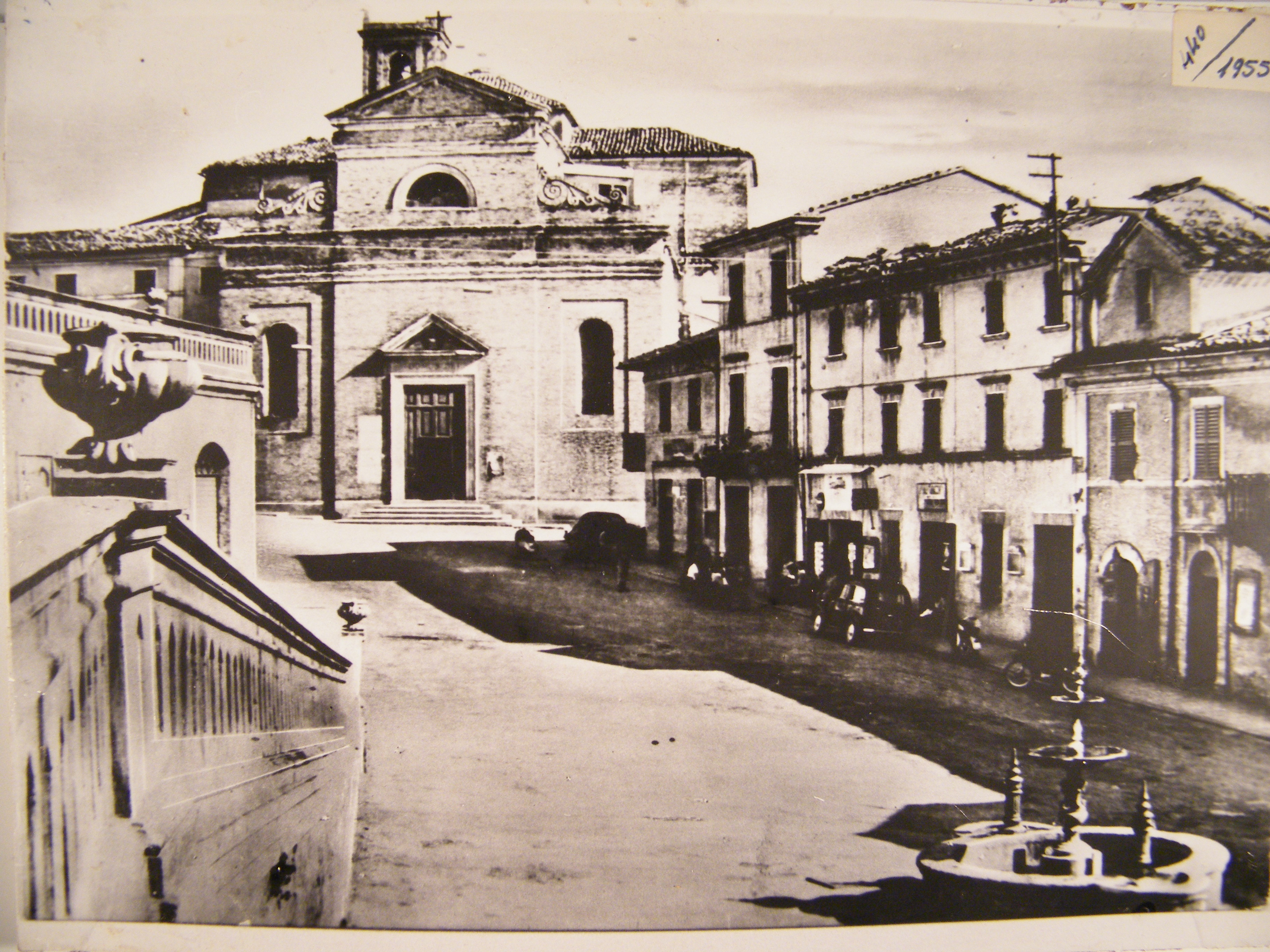 Historical photo of the church of St. Antonino Martyr