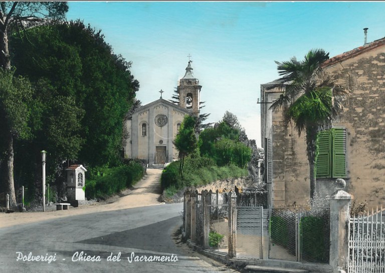 Historical photo of the Church of the Blessed Sacrament