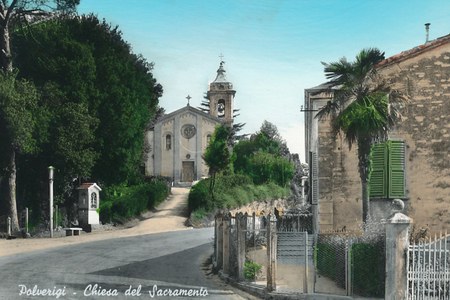 Historical photo of the Church of the Blessed Sacrament