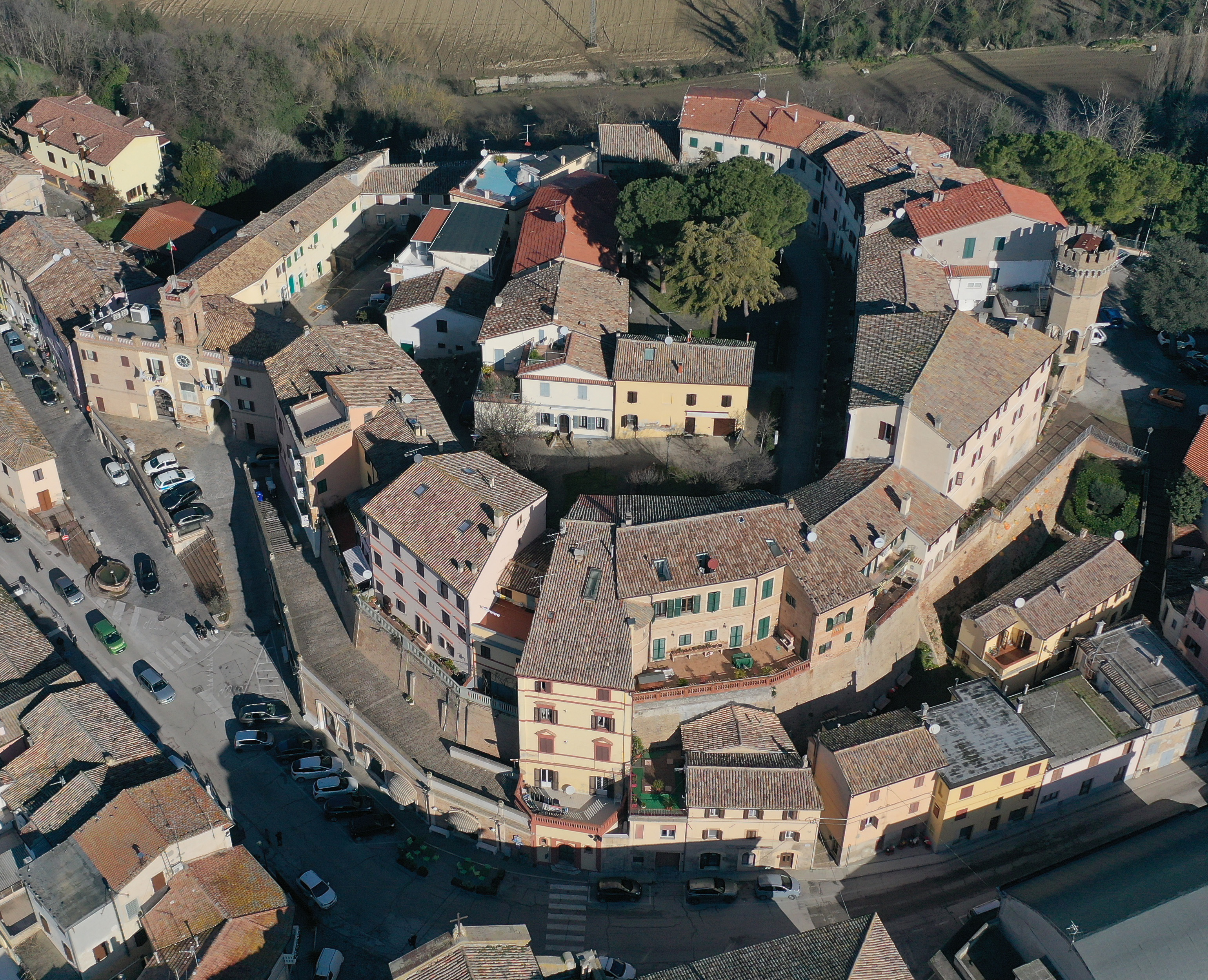 Vista aerea del Roccolo