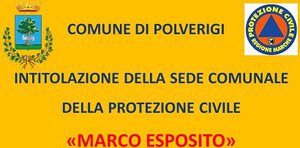 Intitolazione sede Protezione civile