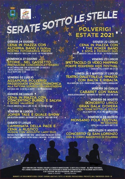 Serate Sotto le Stelle 2021