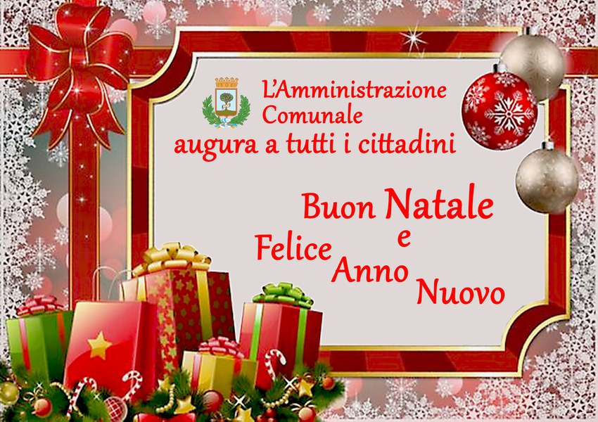 Buon Natale - Amministrazione Comunale 2019