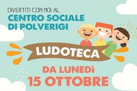 Parte il servizio di LUDOTECA