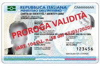 Prorogata la scadenza della carta di identità al 31 agosto 2020