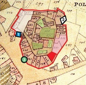 Antica mappa di Polverigi