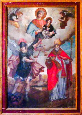 Madonna in gloria con Bambino e Santi Michele e Nicola