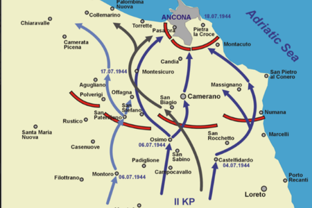 Mappa battaglia di Ancona